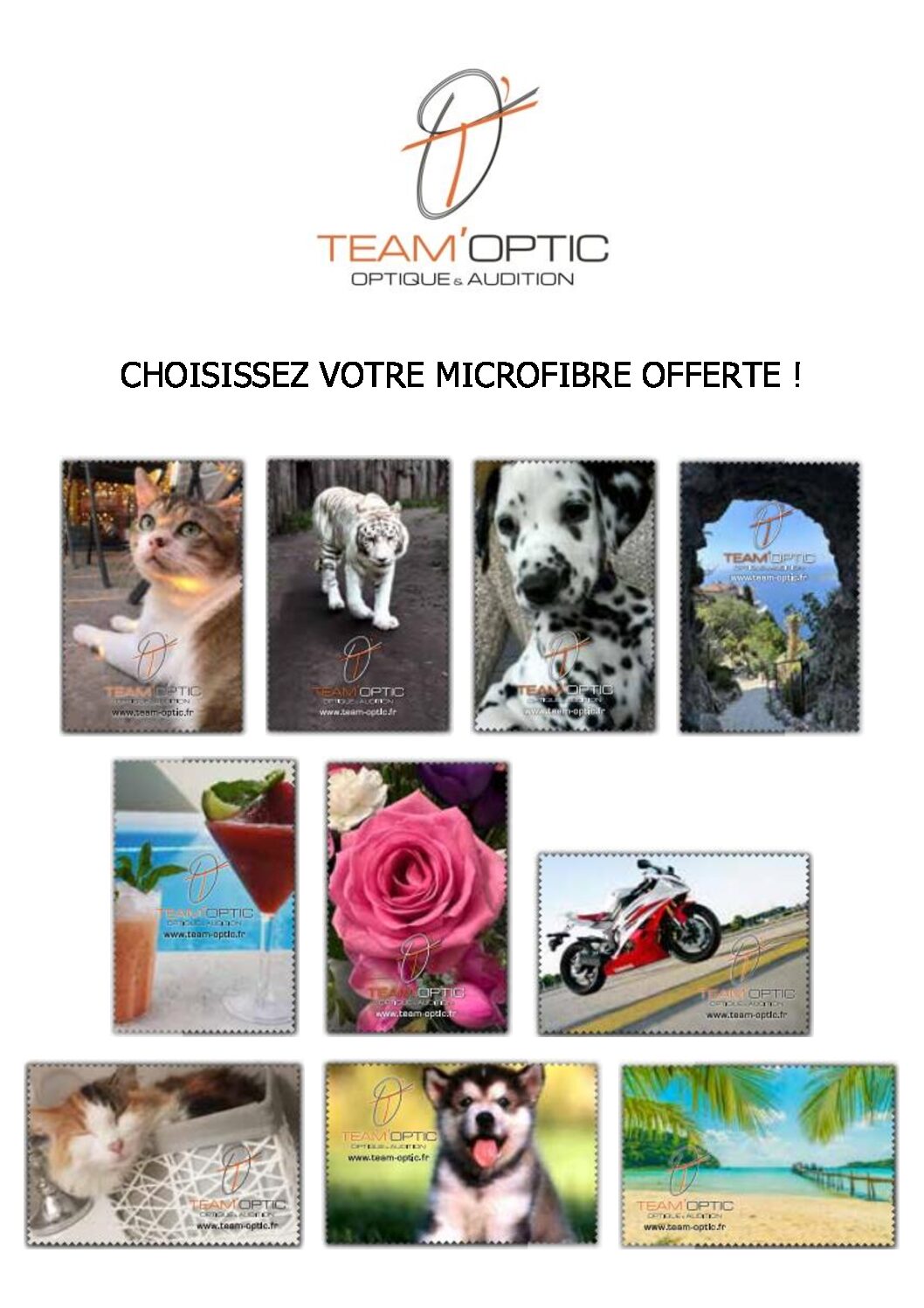 Chiffonnette microfibre