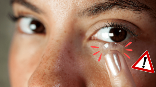 erreur à éviter avec les lentilles de contact